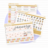 Vertical - January - New Year Best Me Buy Full Monthly Kit (3 Pages) Bubba Bear Studios Vertical - January - New Year Best Me