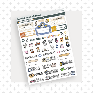 VERTICAL - Wildflower Heart VERTICAL Page 3 - Icons Bubba Bear Studios VERTICAL - Wildflower Heart