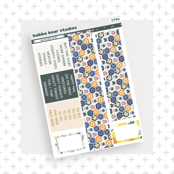 VERTICAL - Wildflower Heart VERTICAL Page 5 - Washi and Headers Bubba Bear Studios VERTICAL - Wildflower Heart