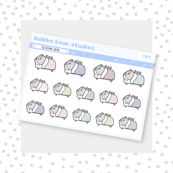 Sleeping Bear Muted Bubba Bear Studios Sleeping Bear