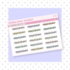 Appointment Doodle Text Colorful Bubba Bear Studios Appointment Doodle Text