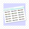 Flea + Tick Doodle Text Colorful Bubba Bear Studios Flea + Tick Doodle Text