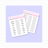 Mini Album Tab Categories Buy All (Set of 2) Bubba Bear Studios Mini Album Tab Categories