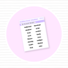 4x6 Album Tab Categories Tab Categories Bubba Bear Studios 4x6 Album Tab Categories Stationery