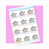 Takeout Time Bear Boxes Standard Colorful Bubba Bear Studios Takeout Time Bear Boxes