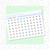 Checklist - Hearts Colorful Bubba Bear Studios Checklist - Hearts