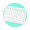 Checklist - Squares Muted Bubba Bear Studios Checklist - Squares
