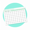 Checklist - Squares Minimal Bubba Bear Studios Checklist - Squares