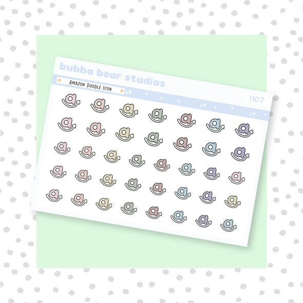 Amazon Doodle Icons Muted Bubba Bear Studios Amazon Doodle Icons
