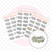 Closed Rings Doodle Text Buy All (Set of 3) Bubba Bear Studios Closed Rings Doodle Text