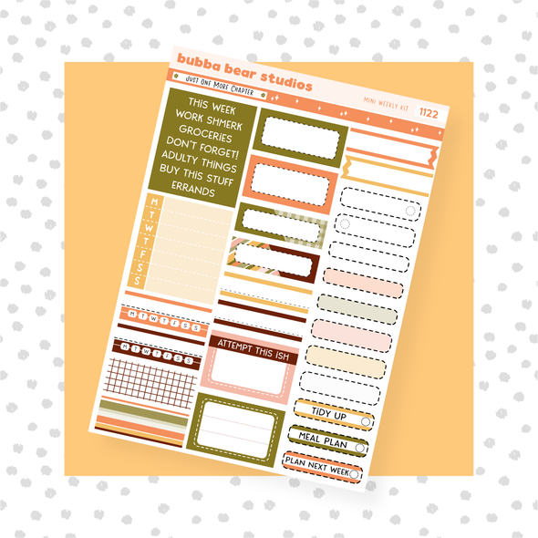 MINI - Just One More Chapter Page 2 - Boxes and Headers Bubba Bear Studios MINI - Just One More Chapter