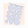Outlined Circles Soft Purple Bubba Bear Studios Outlined Circles