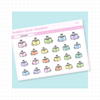 Bookworm Colorful Bubba Bear Studios Bookworm