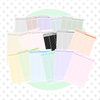 Hobonichi Cousin Daily Pages Bottom Washi - Grid Buy All (Set of 17) Bubba Bear Studios Hobonichi Cousin Daily Pages Bottom Washi - Grid