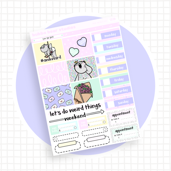 MINI - Luv Ur Butt Page 1 - Deco and Date Covers Bubba Bear Studios MINI - Luv Ur Butt