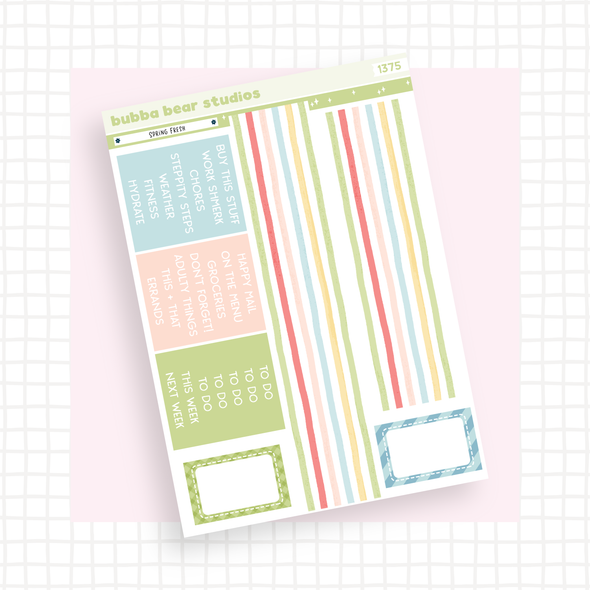 VERTICAL - Spring Fresh VERTICAL Page 5 - Washi and Headers Bubba Bear Studios VERTICAL - Spring Fresh