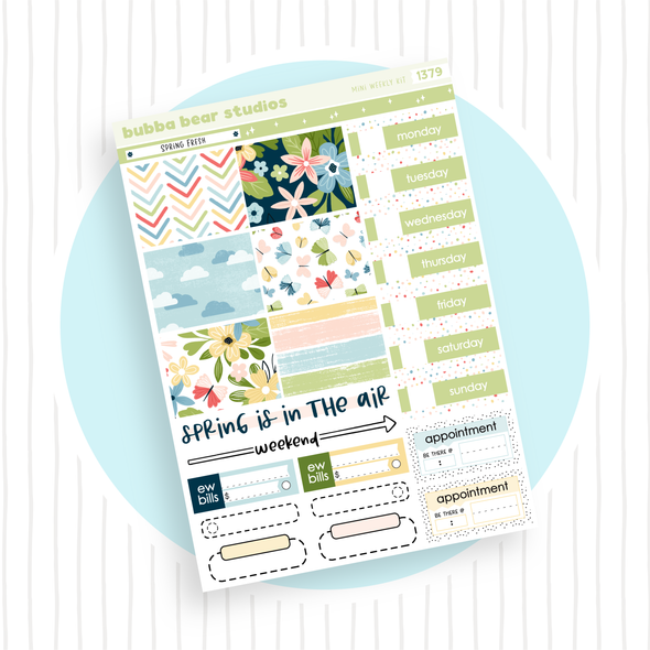MINI - Spring Fresh Page 1 - Deco and Date Covers Bubba Bear Studios MINI - Spring Fresh