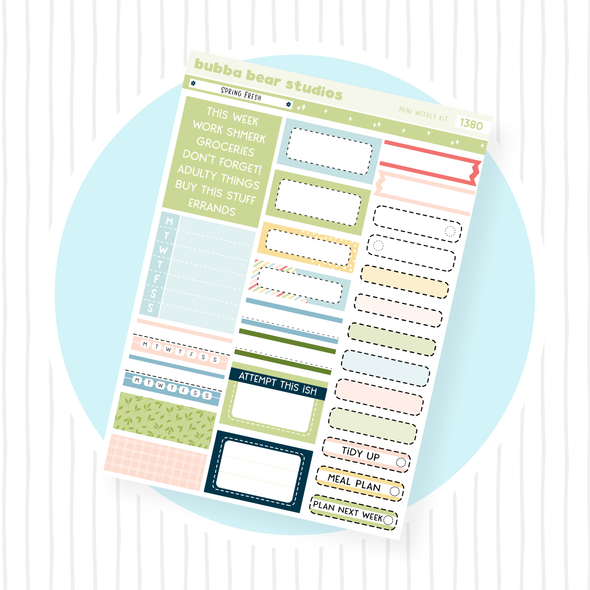 MINI - Spring Fresh Page 2 - Boxes and Headers Bubba Bear Studios MINI - Spring Fresh