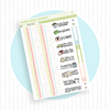 MINI - Spring Fresh Page 3 - Washi and Text Bubba Bear Studios MINI - Spring Fresh