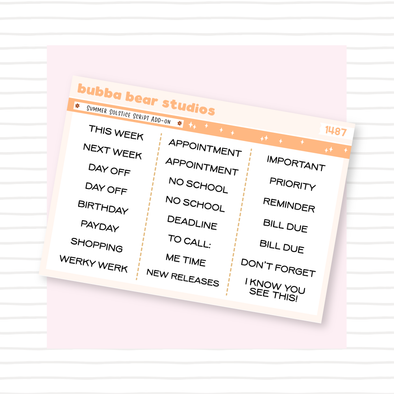Summer Solstice Script Add-On Bubba Bear Studios Summer Solstice Script Add-On Stationery