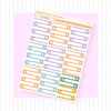 VERTICAL - Live Colorfully VERTICAL Page 6 - Checklists Bubba Bear Studios VERTICAL - Live Colorfully Stationery