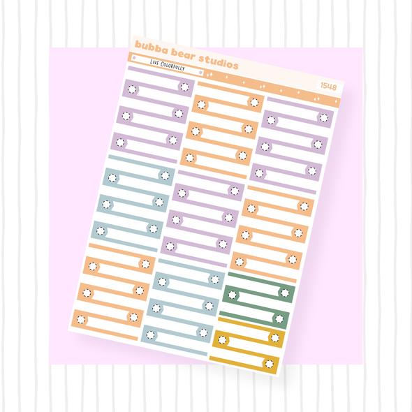 VERTICAL - Live Colorfully VERTICAL Page 6 - Checklists Bubba Bear Studios VERTICAL - Live Colorfully Stationery