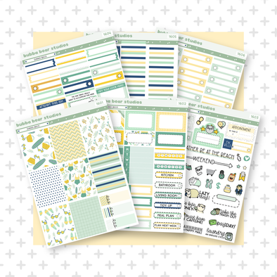 VERTICAL - Summer Breeze VERTICAL Full Kit Bubba Bear Studios VERTICAL - Summer Breeze Stationery