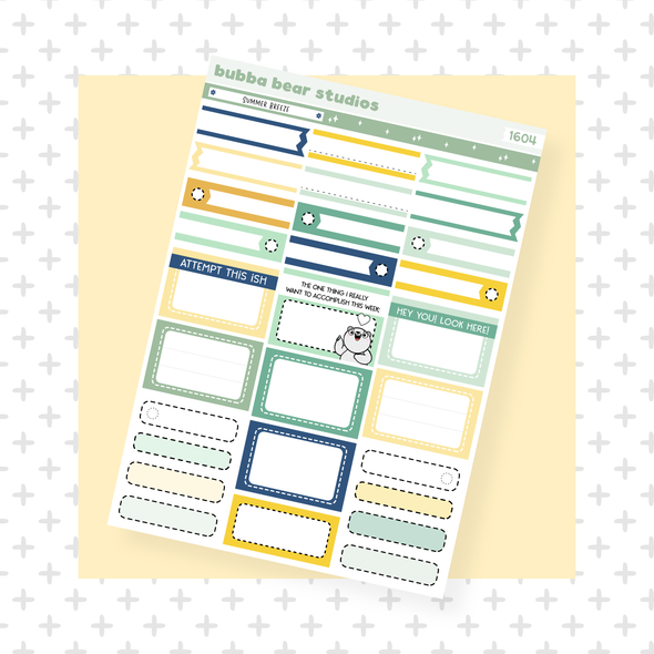 VERTICAL - Summer Breeze VERTICAL Page 4 - Functional Boxes Bubba Bear Studios VERTICAL - Summer Breeze Stationery