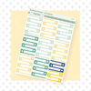 VERTICAL - Summer Breeze VERTICAL Page 6 - Checklists Bubba Bear Studios VERTICAL - Summer Breeze Stationery