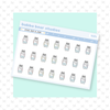 School Bear in Jeans Muted Bubba Bear Studios School Bear in Jeans Stationery
