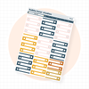VERTICAL - Caroline VERTICAL Page 6 - Checklists Bubba Bear Studios VERTICAL - Caroline Stationery