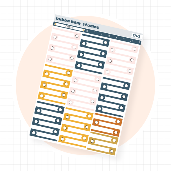 VERTICAL - Caroline VERTICAL Page 6 - Checklists Bubba Bear Studios VERTICAL - Caroline Stationery