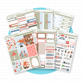 VERTICAL - Harvest Fox VERTICAL Full Kit Bubba Bear Studios VERTICAL - Harvest Fox Stationery