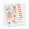 MINI - Harvest Fox Page 1 - Deco and Date Covers Bubba Bear Studios MINI - Harvest Fox Stationery