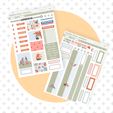 HOBONICHI COUSIN - Harvest Fox Full Hobonichi Cousin Kit Bubba Bear Studios HOBONICHI COUSIN - Harvest Fox Stationery
