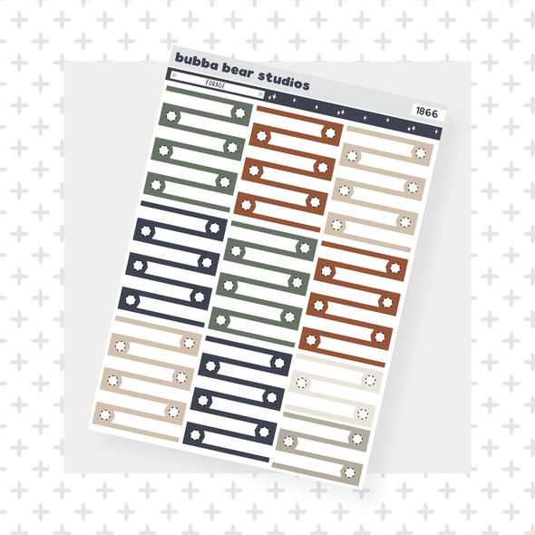 VERTICAL - Forage VERTICAL Page 6 - Checklists Bubba Bear Studios VERTICAL - Forage Stationery