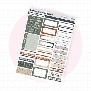 MINI - Forage Page 2 - Boxes and Headers Bubba Bear Studios MINI - Forage Stationery