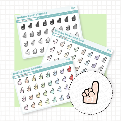 Fan Foam Finger Buy All (Set of 3) Bubba Bear Studios Fan Foam Finger Stationery