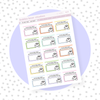 The One Thing... Goal Boxes Mini Colorful Bubba Bear Studios The One Thing... Goal Boxes Stationery