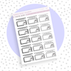 The One Thing... Goal Boxes Mini Minimal Bubba Bear Studios The One Thing... Goal Boxes Stationery