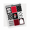 VERTICAL - Hipster Xmas VERTICAL Page 1 - Full Boxes Bubba Bear Studios VERTICAL - Hipster Xmas Stationery
