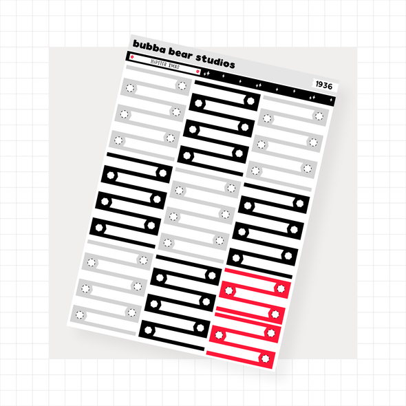 VERTICAL - Hipster Xmas VERTICAL Page 6 - Checklists Bubba Bear Studios VERTICAL - Hipster Xmas Stationery