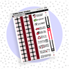 MINI - Hipster Xmas Page 3 - Washi and Text Bubba Bear Studios MINI - Hipster Xmas Stationery
