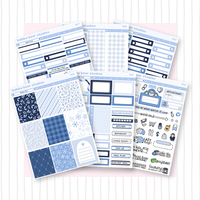 VERTICAL - Snow Cold Bubba Bear Studios VERTICAL - Snow Cold Stationery
