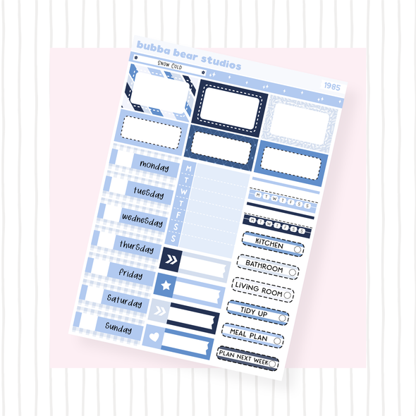 VERTICAL - Snow Cold Bubba Bear Studios VERTICAL - Snow Cold Stationery