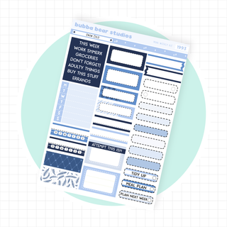 MINI - Snow Cold Page 2 - Boxes and Headers Bubba Bear Studios MINI - Snow Cold Stationery