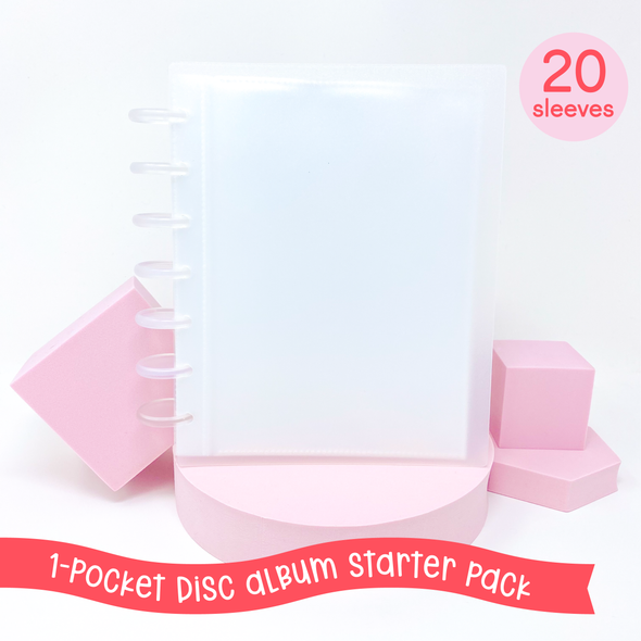 1-Pocket Sticker Storage Disc Album Starter Pack 20 Sleeves Bubba Bear Studios 1-Pocket Sticker Storage Disc Album Starter Pack photo album