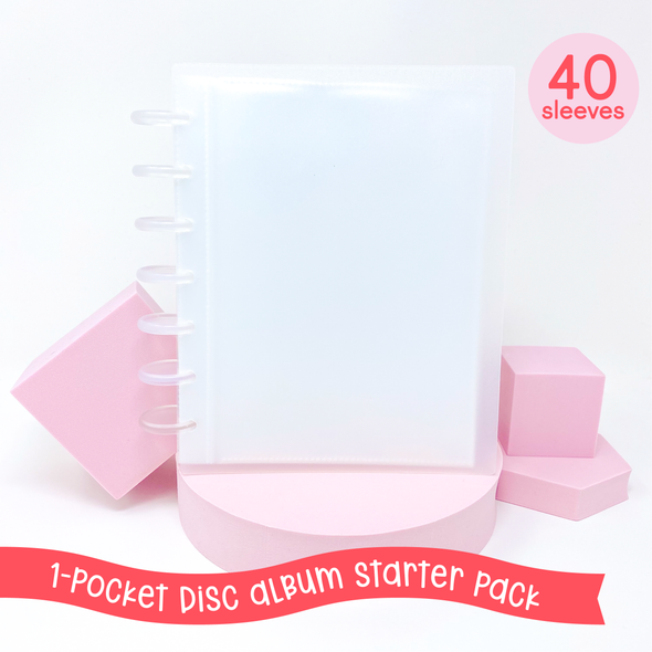 1-Pocket Sticker Storage Disc Album Starter Pack