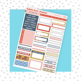 MINI - Cozy Cottage Town Page 2 - Boxes and Headers Bubba Bear Studios MINI - Cozy Cottage Town Stationery