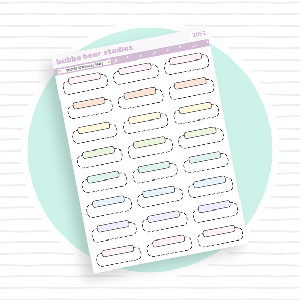 Stacked Scheduling Boxes